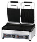 Grill à contact / grill à panini double Premium mixte avec minuteur