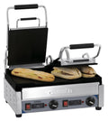 Grill à contact / grill à panini double Premium lisse - Lisse avec minuteur
