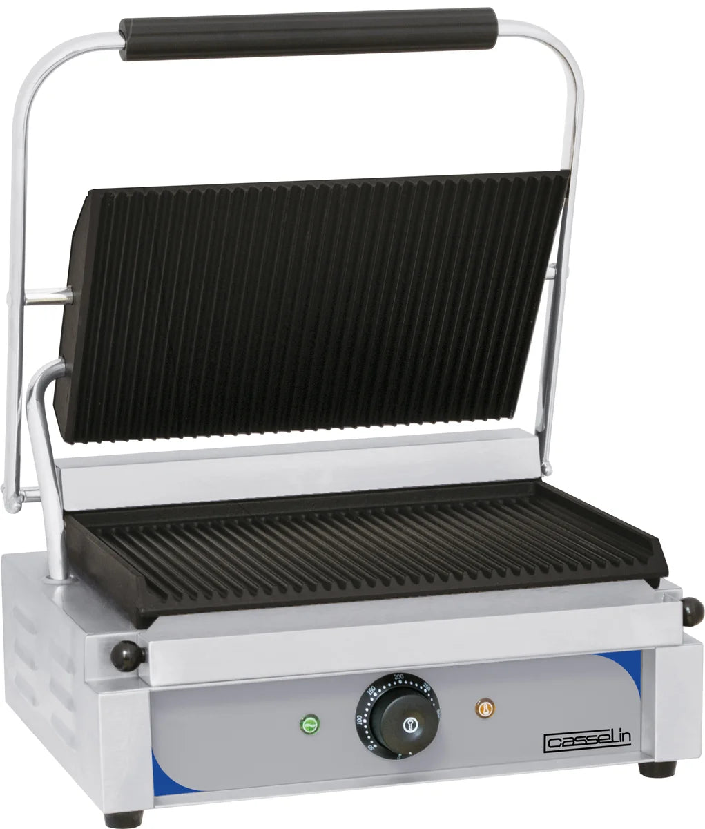 Grill à panini plaques rainurée - rainurée