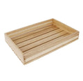 Olympia caisse en bois plate