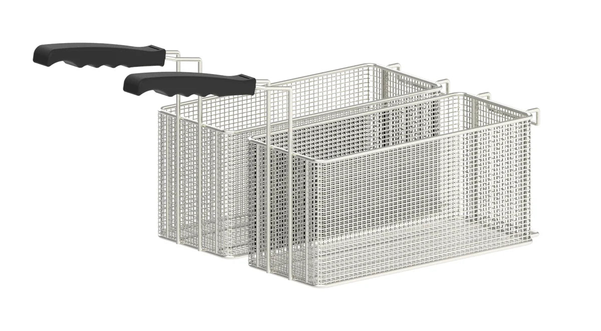Casselin lot de paniers à frites 2 x 6,5 L - Pour friteuse 16 litres CFP162