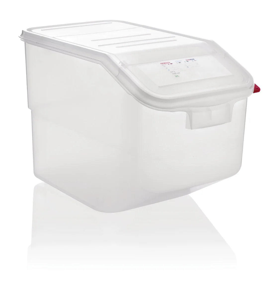 Bac à ingrédients transparent Araven 50 L