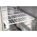 Saladette Polar 4 portes avec capot en verre