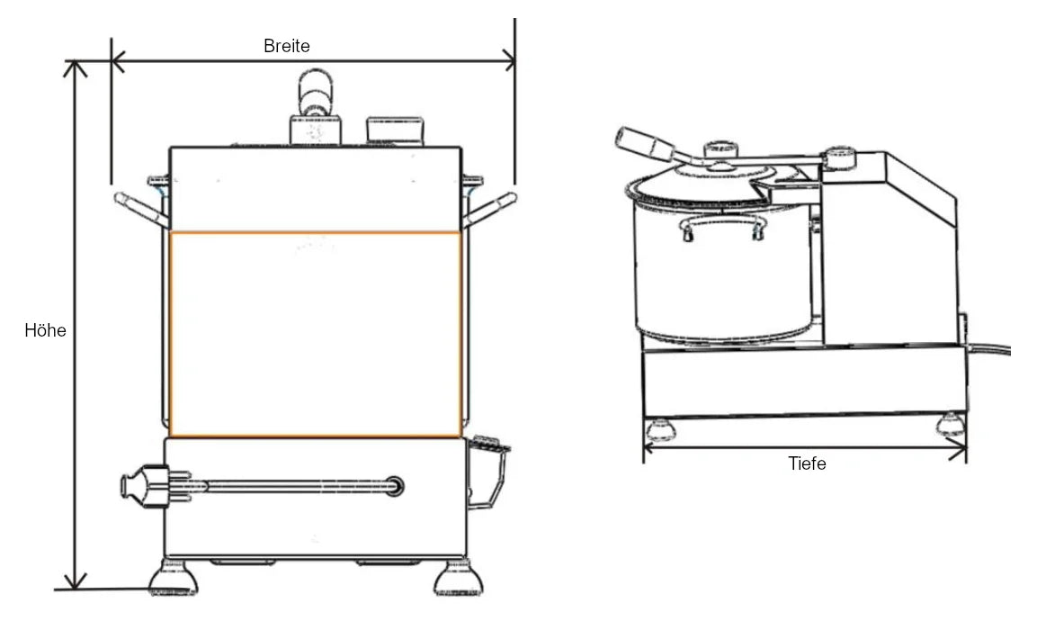 Hachoir (cutter) ECO 6 litres