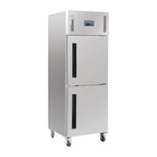 Armoire de congélation Polar Série G en acier inoxydable avec 2 portes 600L