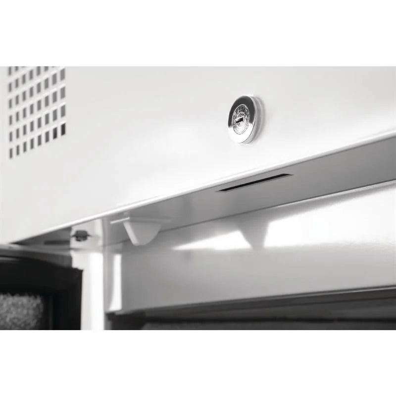 Armoire de congélation Polar Série G en acier inoxydable avec portes divisées 1200L