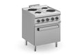 Cuisinière électrique Série 700 - 70/70 avec four électrique - 4 plaques rondes - 13,5 kW