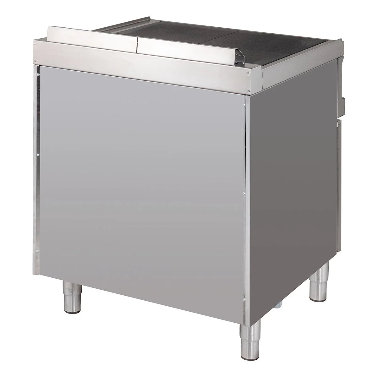 Cuisinière électrique Série 700 - 70/70 avec four électrique, chaleur tournante - 4 plaques de cuisson carrées, encastrées - 12,6 kW