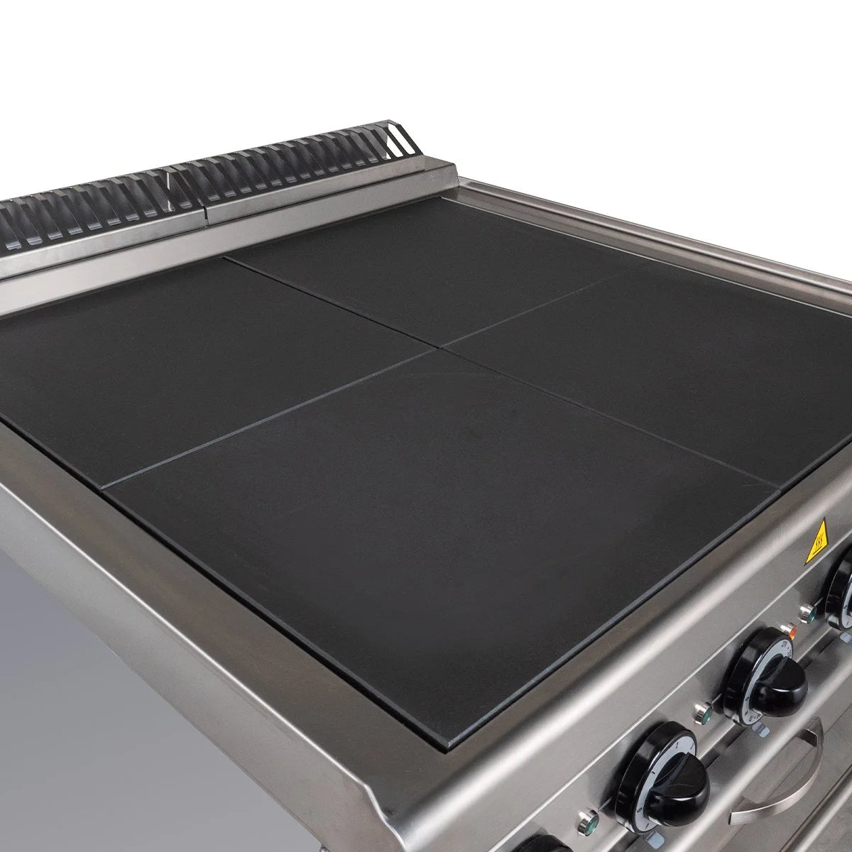 Cuisinière électrique Série 700 - 70/70 avec four électrique, chaleur tournante - 4 plaques de cuisson carrées, encastrées - 12,6 kW