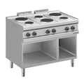 Cuisinière électrique Série 77 - 110/70 - 6 plaques rondes - 12,3 kW