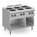 Cuisinière électrique Série 77 - 110/70 - 6 plaques carrées - 15,6 kW