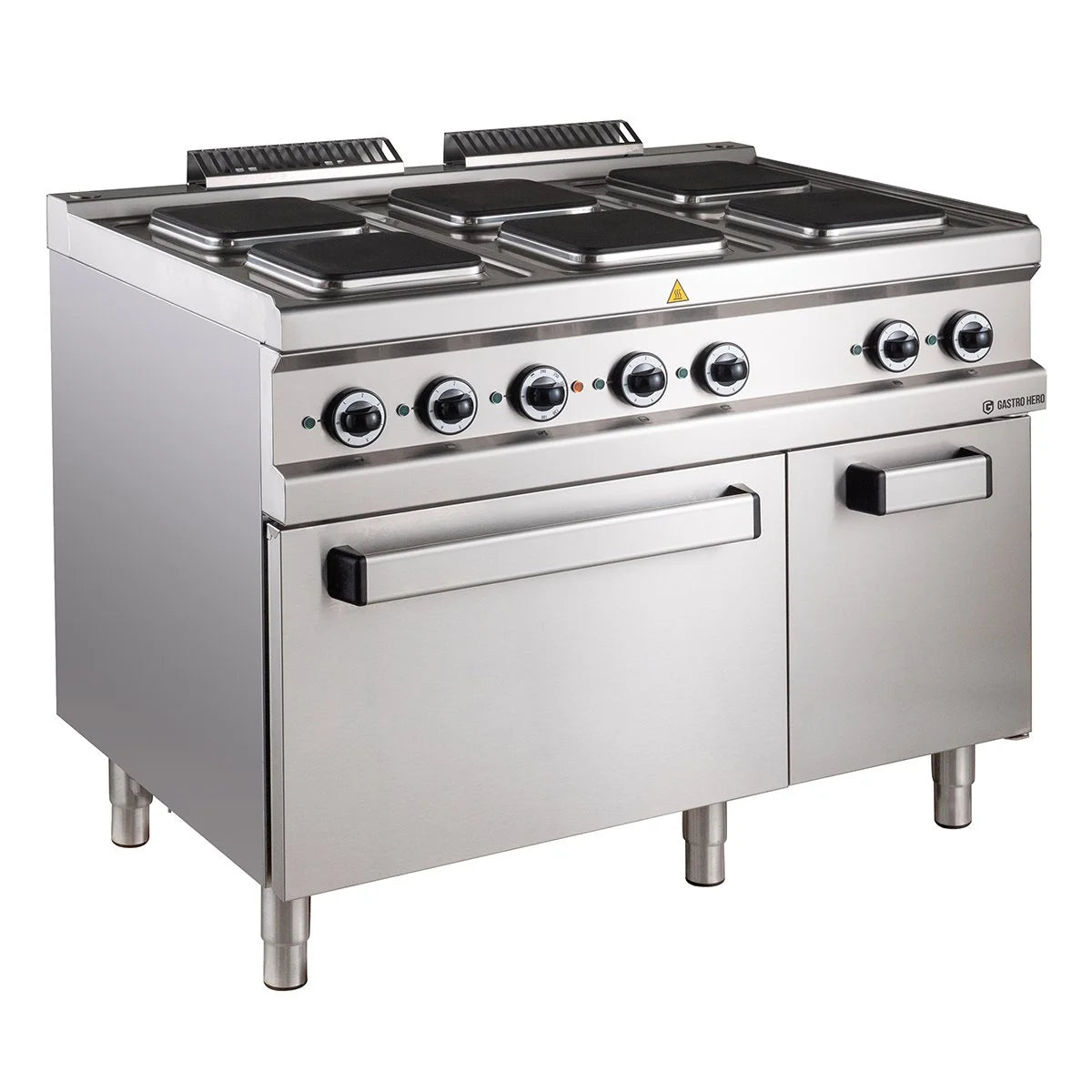 Cuisinière électrique Série 700 - 110/70 avec four électrique - 6 plaques carrées - 20,9 kW