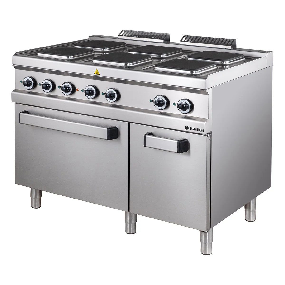 Cuisinière électrique Série 700 - 110/70 avec four électrique - 6 plaques carrées - 20,9 kW