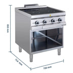 Cuisinière à induction Série 700 - 70/70 - 14 kW