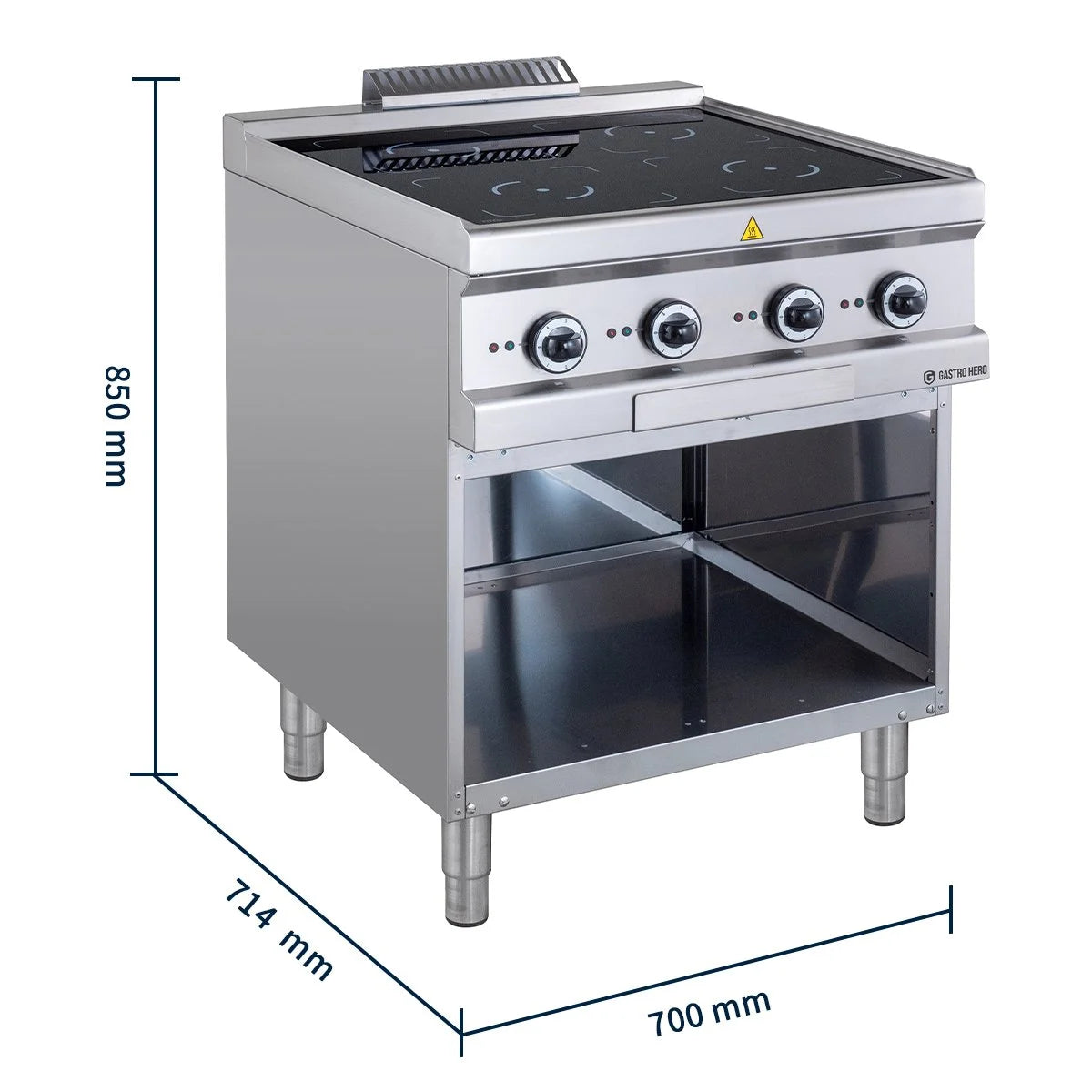 Cuisinière à induction Série 700 - 70/70 - 14 kW