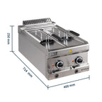 Friteuse électrique Série 700 - 40/70 - 6+6 litres - Appareil de table