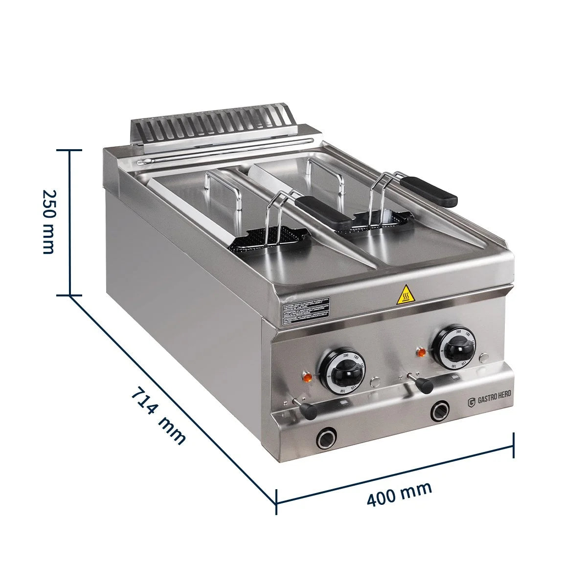 Friteuse électrique Série 700 - 40/70 - 6+6 litres - Appareil de table