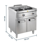 Friteuse électrique Série 700 - 70/70 - 13+13 Litres