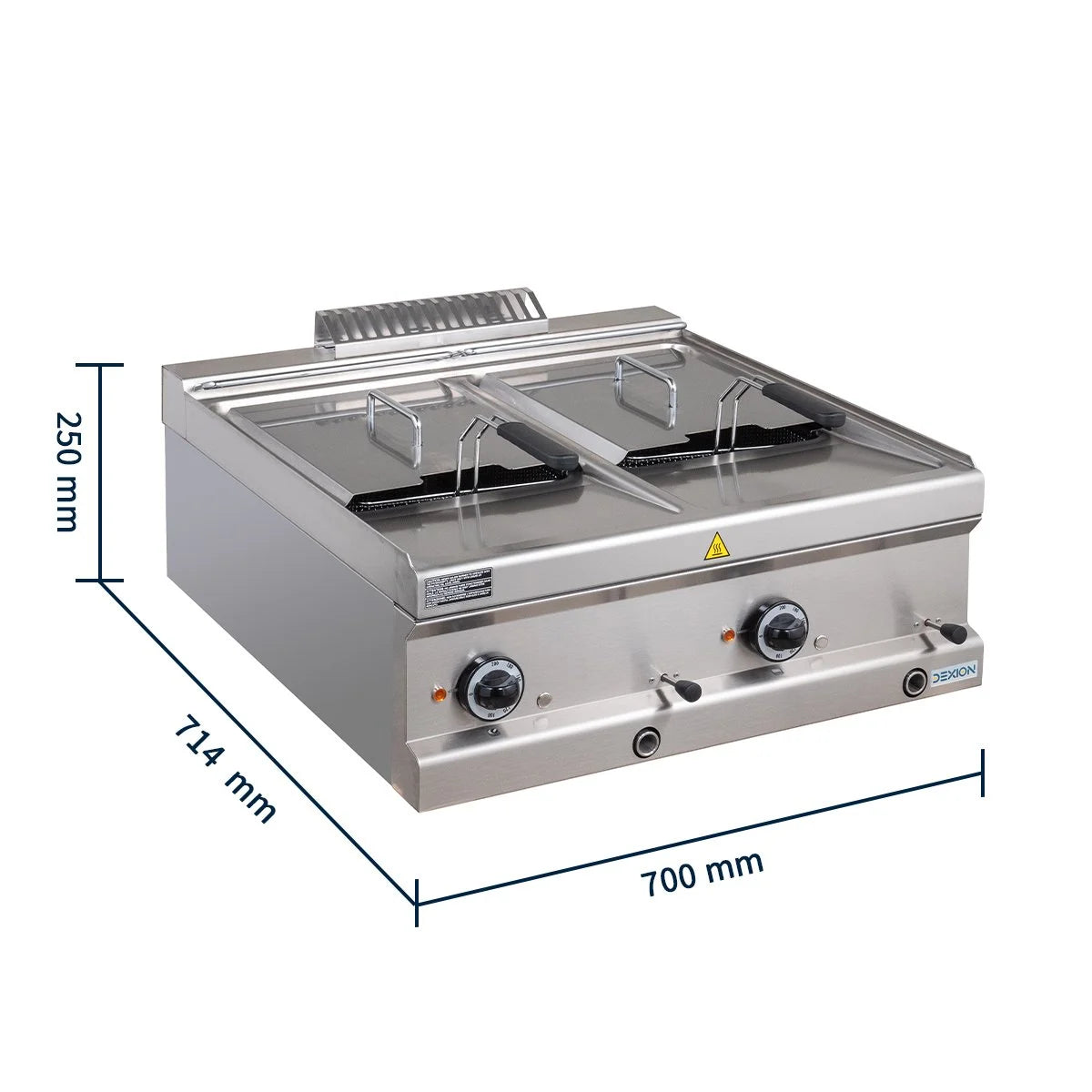 Friteuse électrique Série 700 - 70/70 - 12+12 litres - Appareil de table