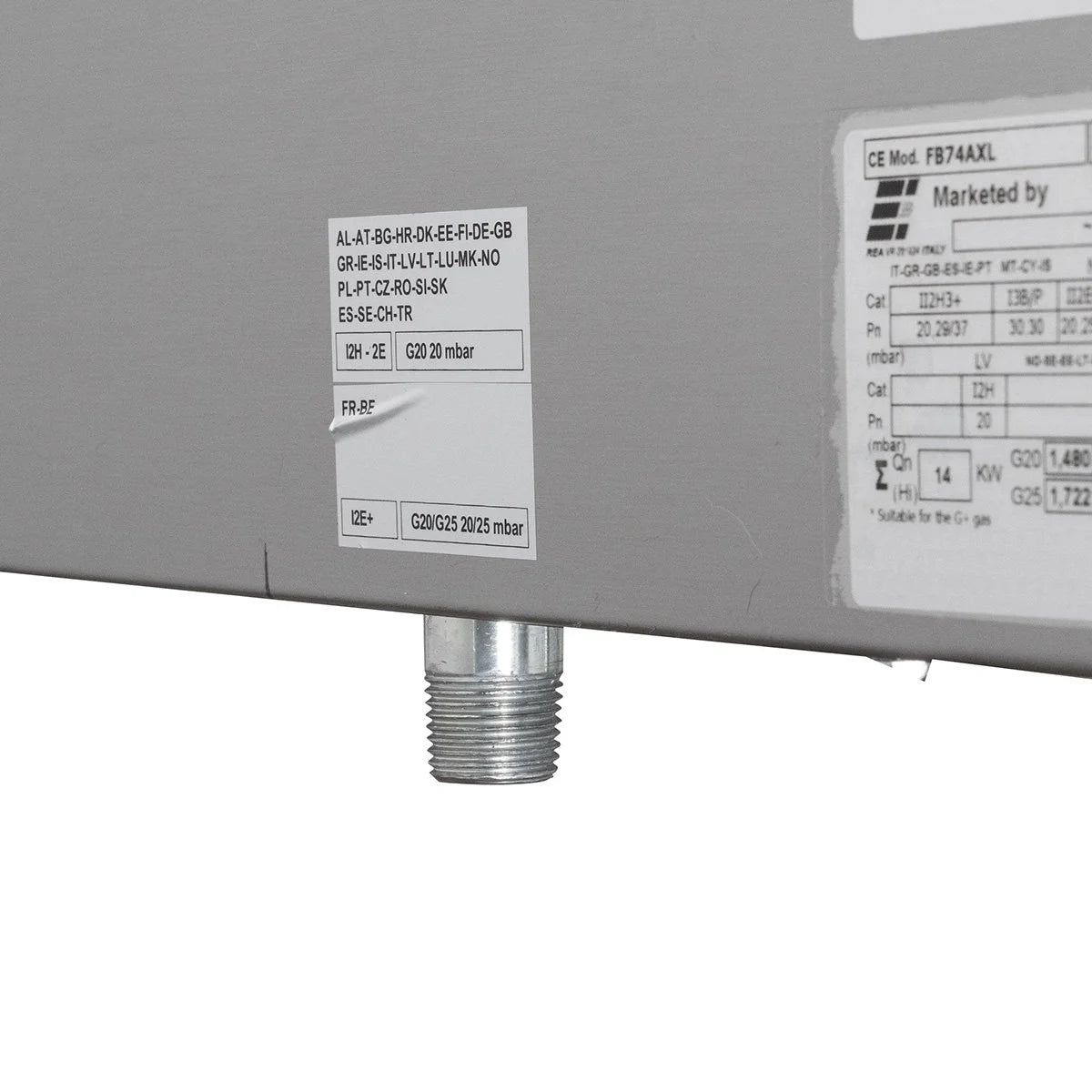 Cuisinière à gaz Série 700 - 40/70 - 2 feux - 14 kW
