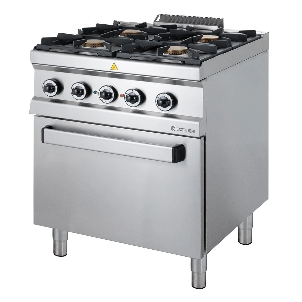 Cuisinière à gaz Série 700 - 70/70 avec four électrique, chaleur tournante - 4 feux - 30,6 kW