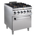 Cuisinière à gaz Série 700 - 70/70 avec four à gaz - 4 feux - 34 kW
