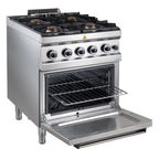 Cuisinière à gaz Série 700 - 70/70 avec four à gaz - 4 feux - 34 kW