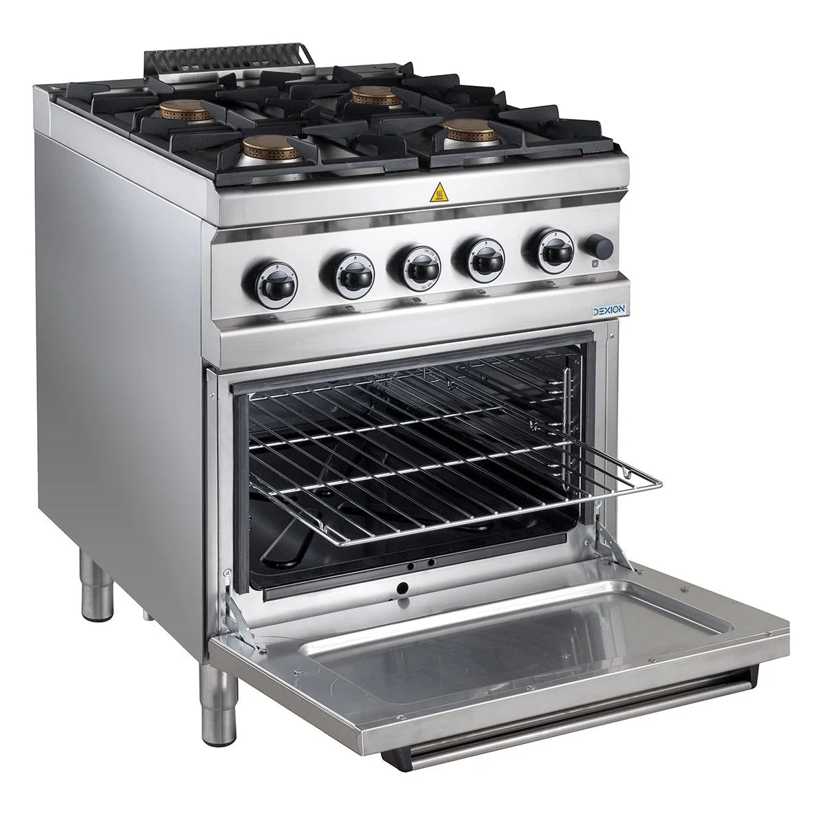 Cuisinière à gaz Série 700 - 70/70 avec four à gaz - 4 feux - 34 kW