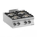 Cuisinière à gaz Série 700 - 70/70 - appareil de table - 4 feux - 28 kW