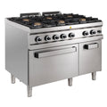 Cuisinière à gaz Série 700 - 110/70 avec four à gaz - 6 feux - 48 kW