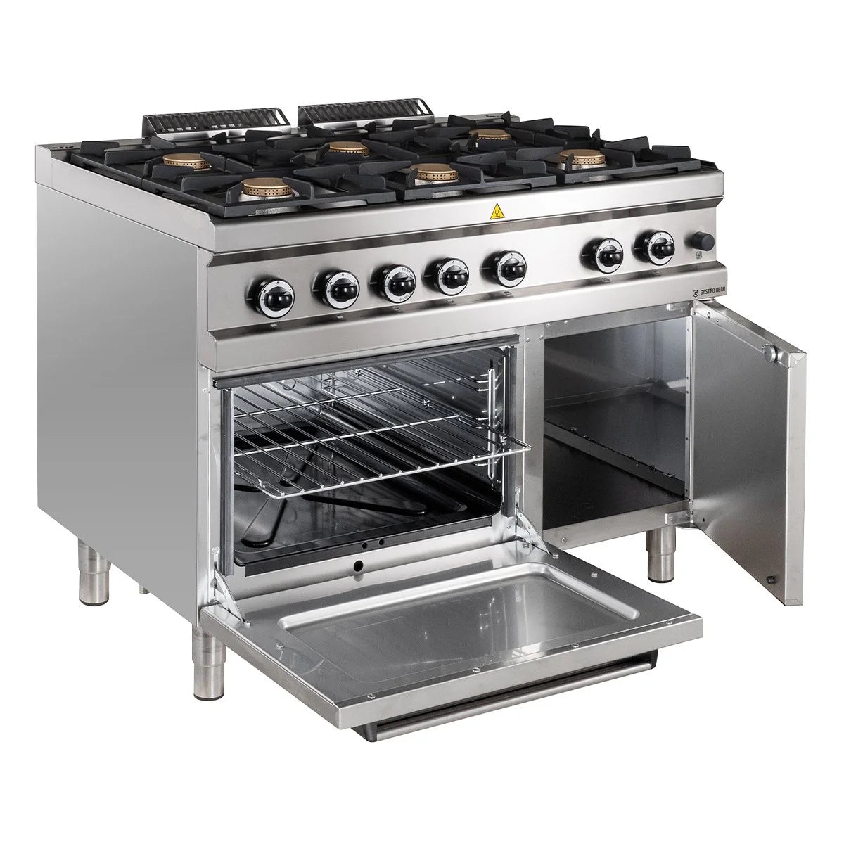 Cuisinière à gaz Série 700 - 110/70 avec four à gaz - 6 feux - 48 kW