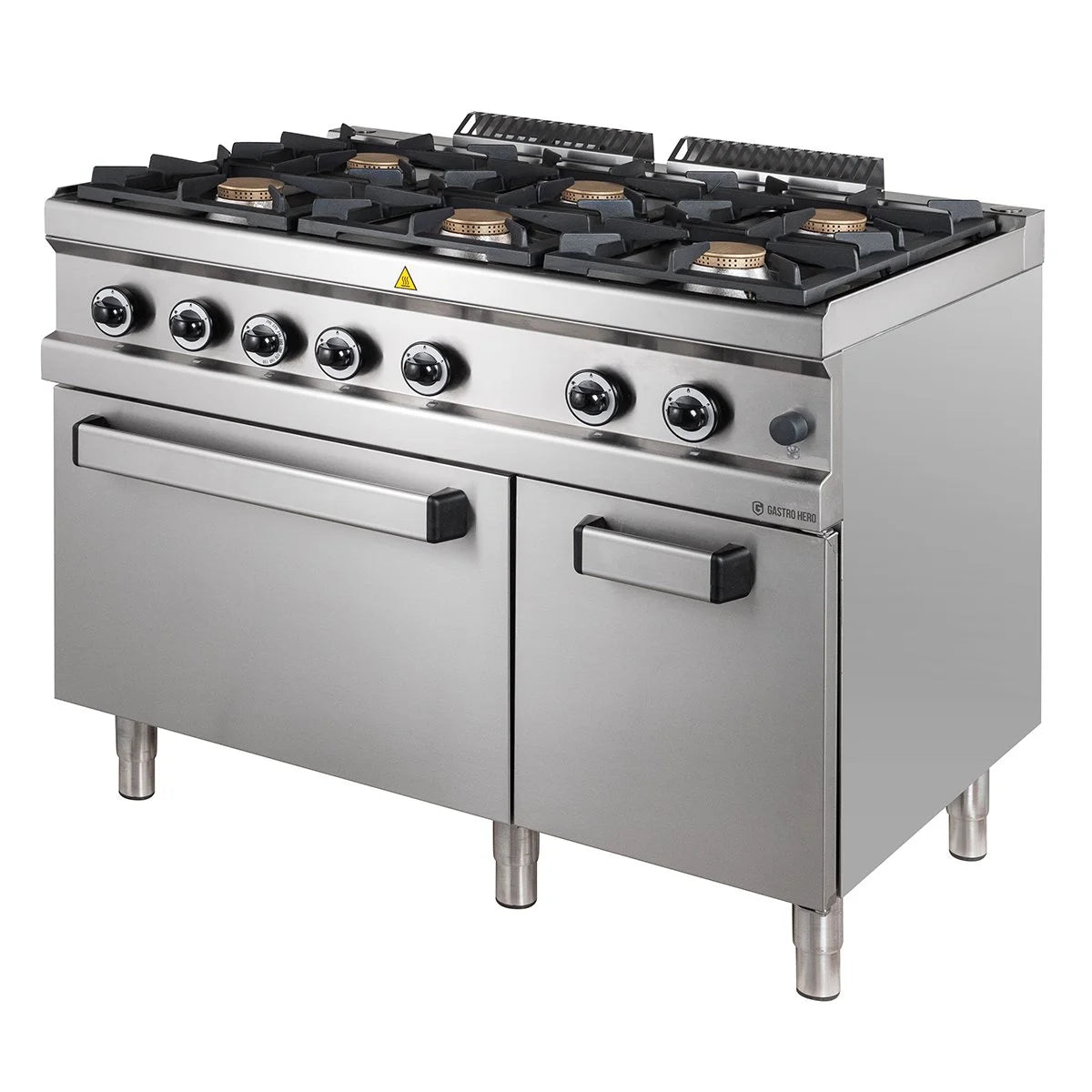 Cuisinière à gaz Série 700 - 110/70 avec four à gaz - 6 feux - 48 kW