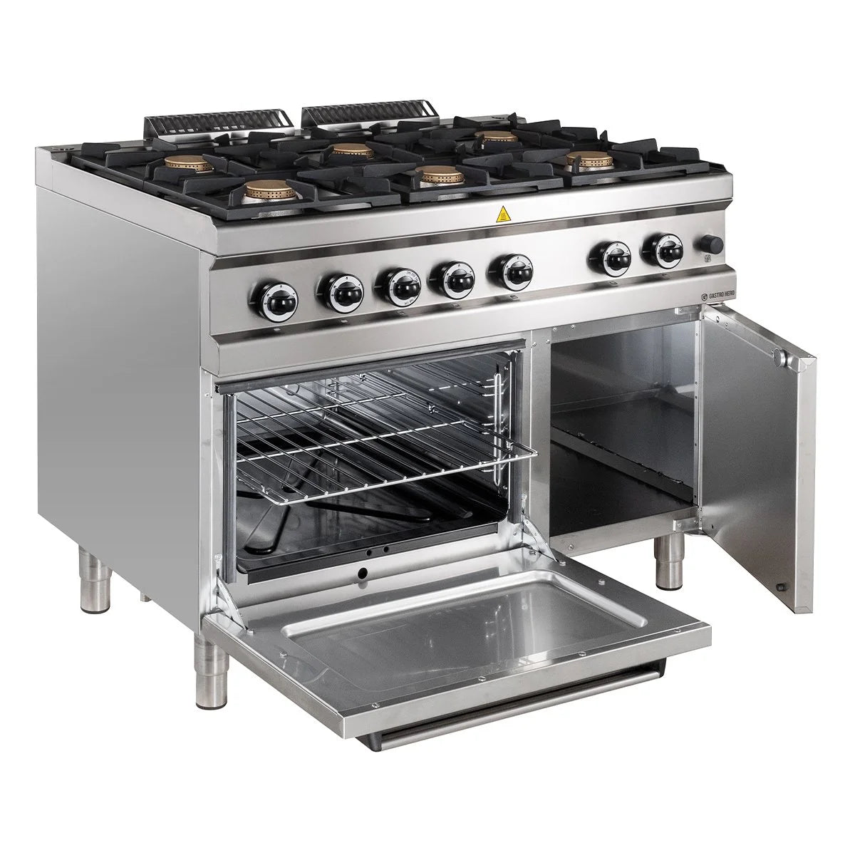 Cuisinière à gaz Série 700 - 110/70 avec four électrique - 6 feux - 42 kW