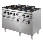 Cuisinière à gaz Série 700 - 110/70 avec four électrique - 6 feux - 42 kW