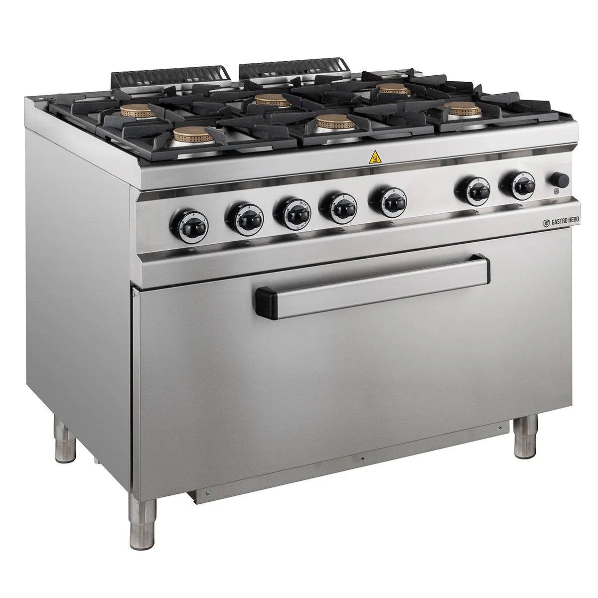Cuisinière à gaz Série 700 - 110/70 avec four à gaz - 6 feux - 42 kW