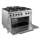 Cuisinière à gaz Série 700 - 110/70 avec four à gaz - 6 feux - 42 kW