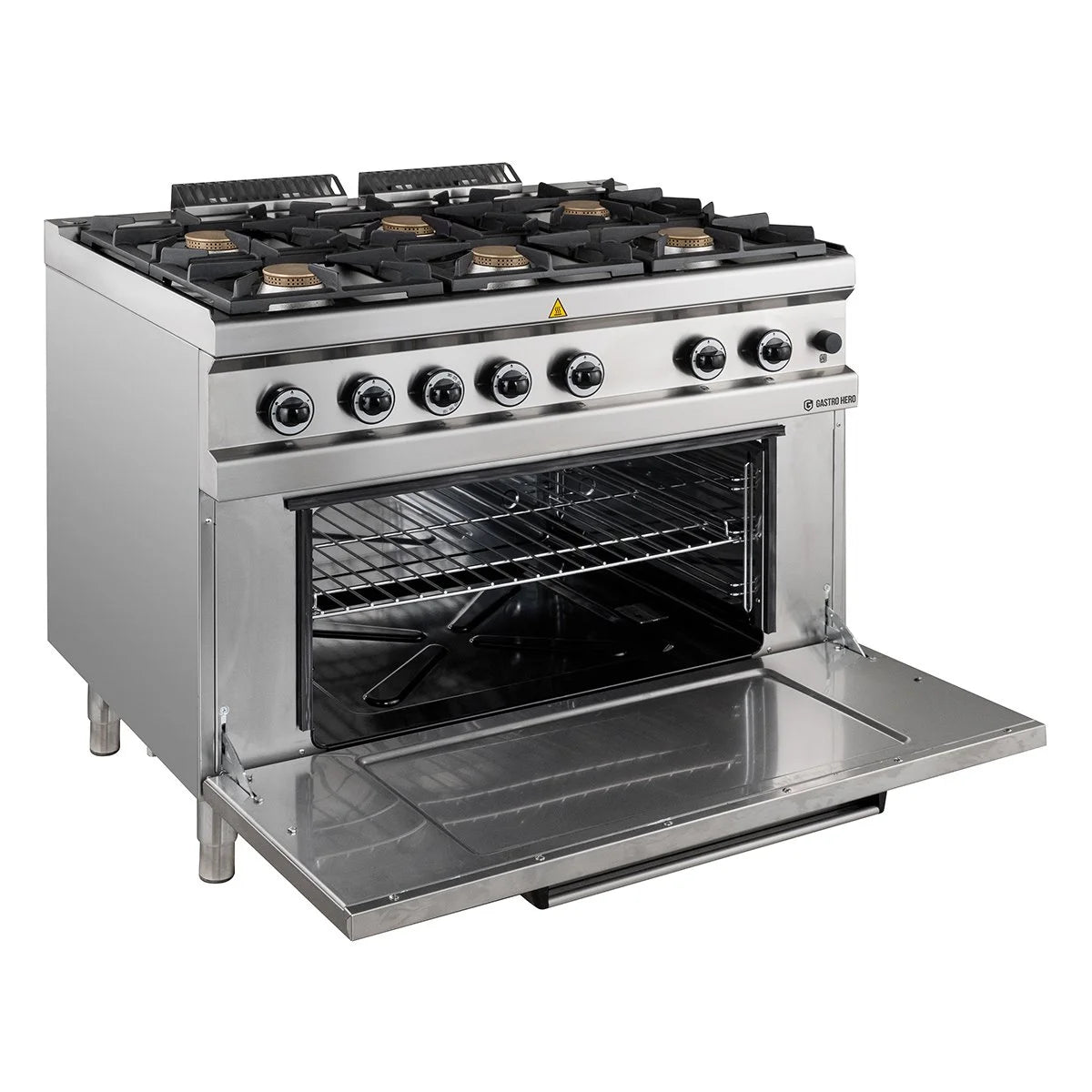 Cuisinière à gaz Série 700 - 110/70 avec four à gaz - 6 feux - 42 kW