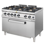 Cuisinière à gaz Série 700 - 110/70 avec four à gaz - 6 feux - 42 kW