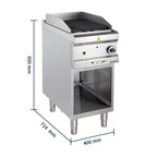 Grill à pierres de lave à gaz Série 700 - 40/70