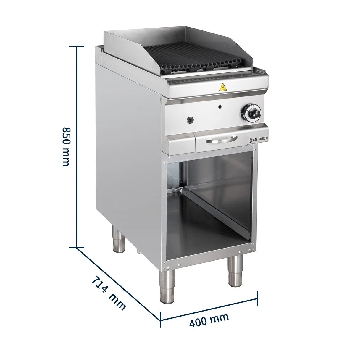 Grill à pierres de lave à gaz Série 700 - 40/70