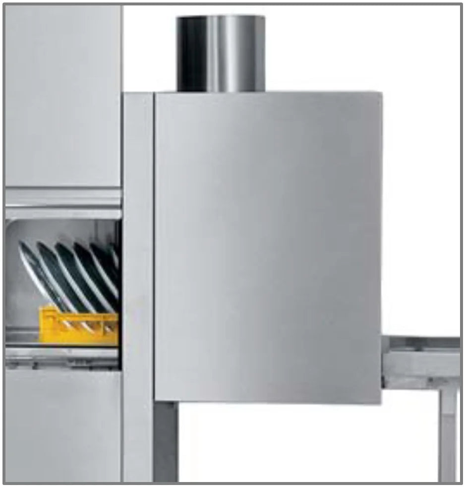 Lave-vaisselle à avancement de casiers Dexion D821LTDSA avec unité de séchage et entrée à gauche