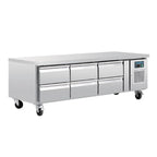 Table réfrigérée GN Polar Série U avec 6 tiroirs 317L