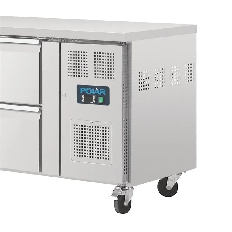Table réfrigérée GN Polar Série U avec 8 tiroirs 616L