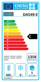 Table réfrigérée GN Polar Série U avec 8 tiroirs 616L