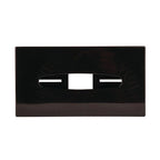 Boîte à mouchoirs rectangulaire noire