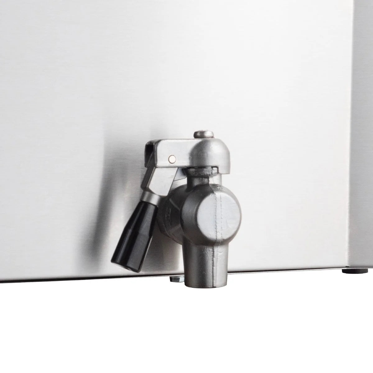 Friteuse électrique double professionnelle - 12+12 litres avec robinet de vidange, 400 V
