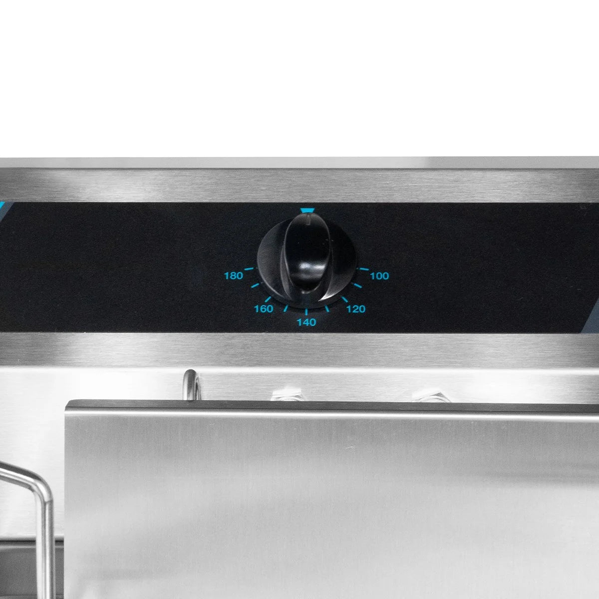 Friteuse professionnelle électrique pour beignets 20 litres avec robinet de vidange, 400 V