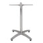 Bolero Piètement de table avec base à 4 branches en aluminium 680 mm