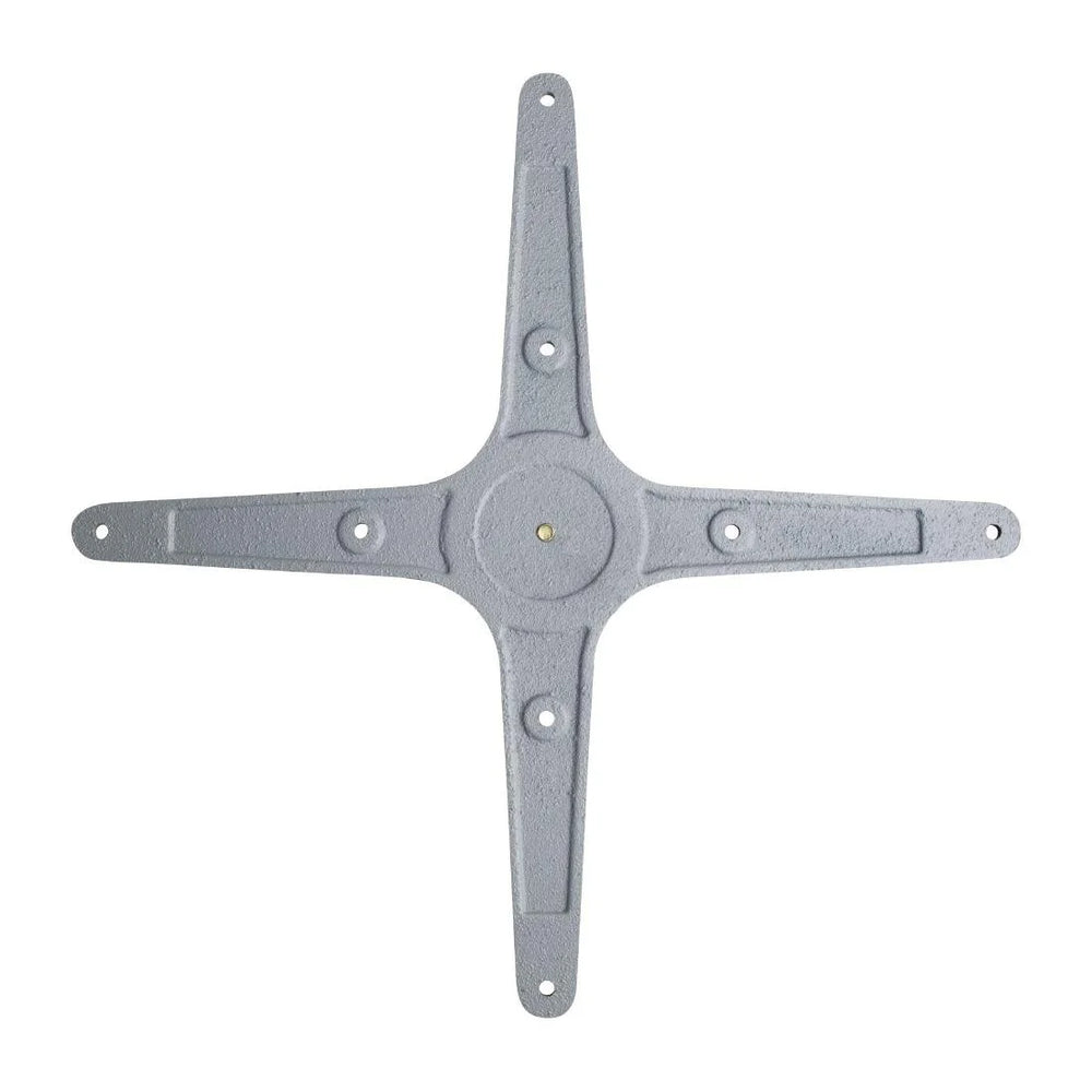 Bolero Piètement de table avec base à 4 branches en aluminium 680 mm