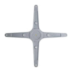 Bolero Piètement de table avec base à 4 branches en aluminium 680 mm
